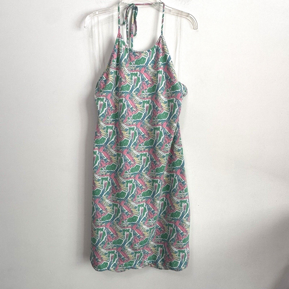 Lauren James‎ Macawl Me Halter Paige Dress XL Summer Sundress Tie Neckline NEW